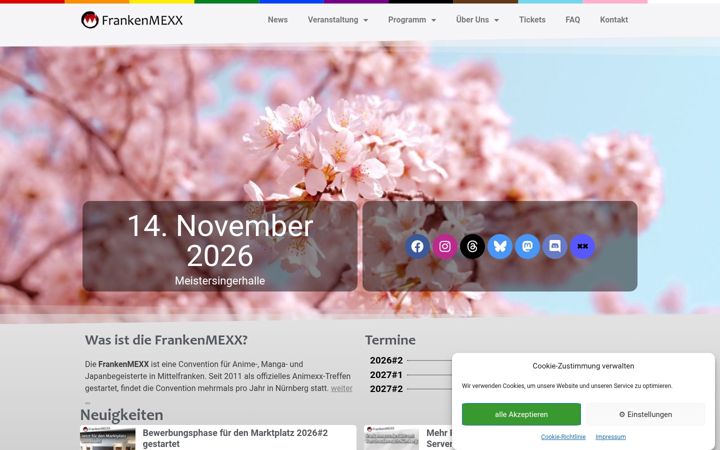 Screenshot ta' frankenmexx.de
