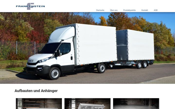 Screenshot of frankenstein-anhaenger.com