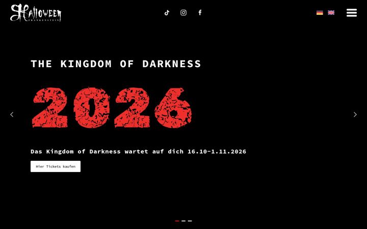 Screenshot of frankenstein-halloween.de