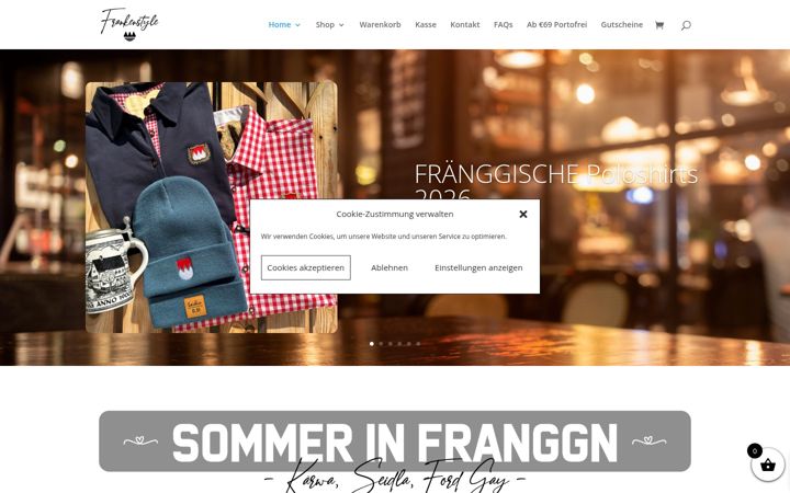 Screenshot of frankenstyle.de