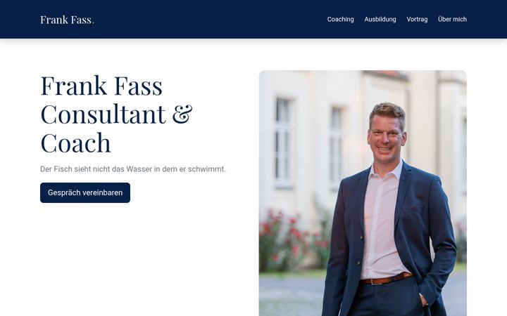 Screenshot of frankfass.de