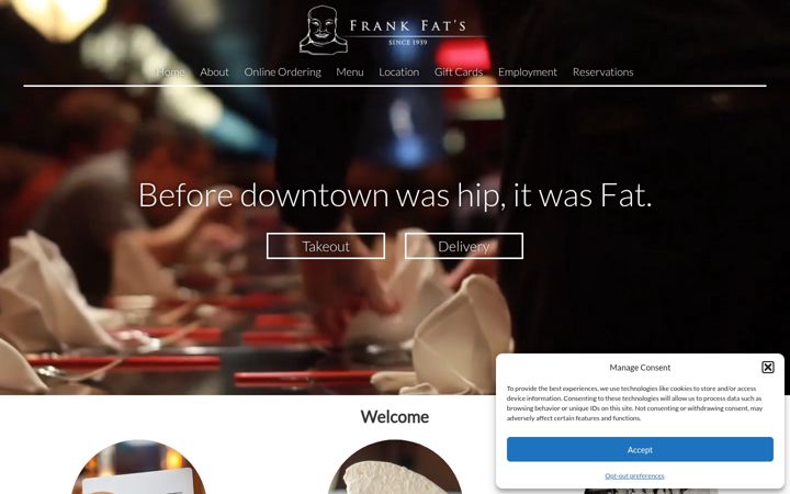 Screenshot of frankfats.com