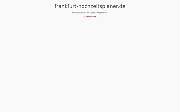Screenshot of frankfurt-hochzeitsplaner.de