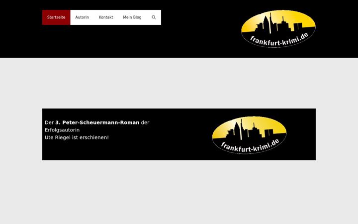 Screenshot of frankfurt-krimi.de