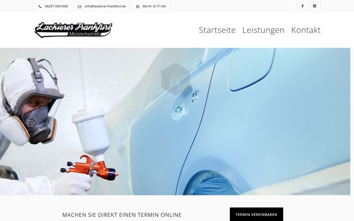 Screenshot of frankfurt-lackierer.de