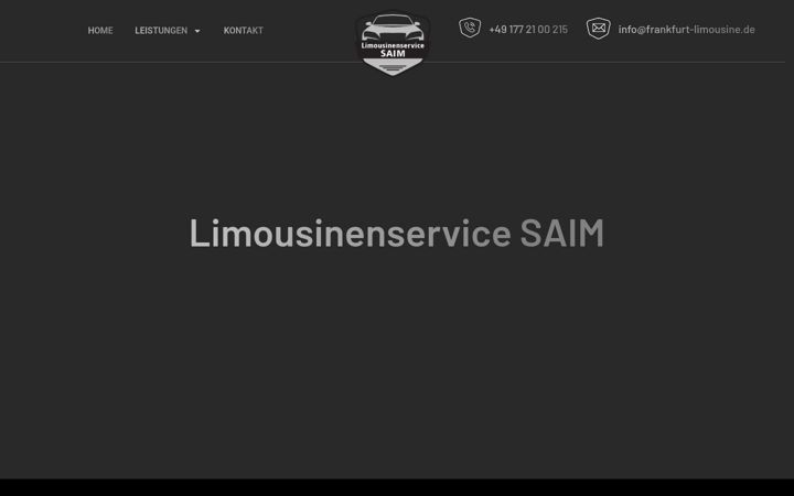 Képernyőkép: frankfurt-limousine.de