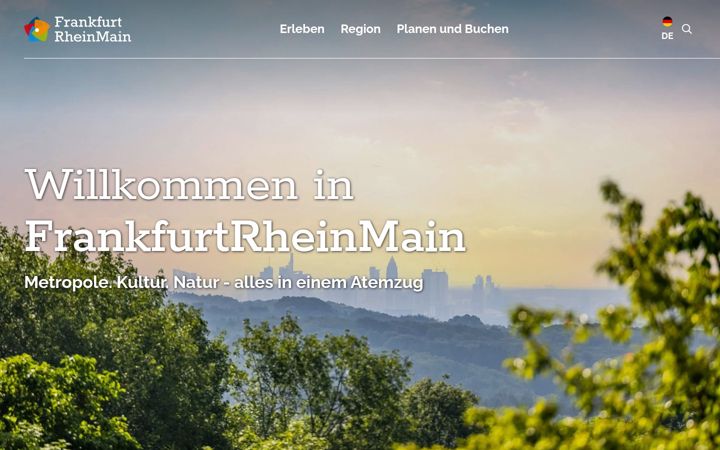 Screenshot of frankfurt-rhein-main.de