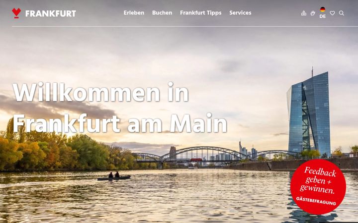 Screenshot of frankfurt-tourismus.de