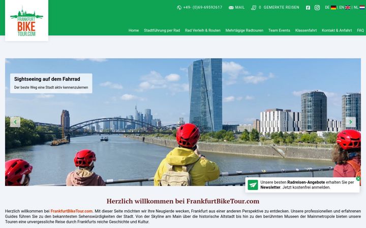 Ekrānuzņēmums no frankfurtbiketour.com