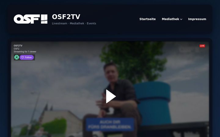Ekrānuzņēmums no frankfurter-fernsehen.de