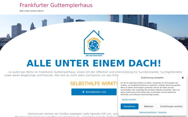 Ekrānuzņēmums no frankfurter-guttemplerhaus.de