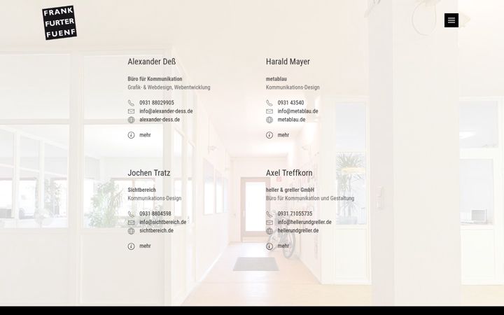 Screenshot of frankfurter5.de