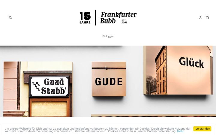 Screenshot of frankfurterbubb.de