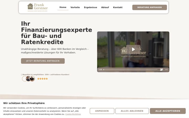 Екранна снимка на frankgerstner.de