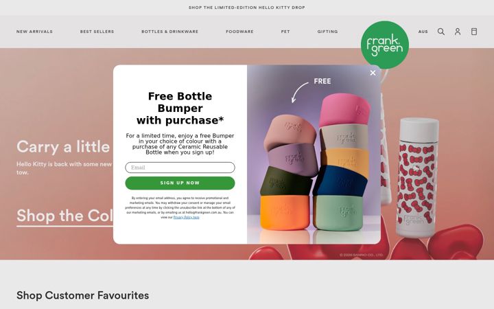 Screenshot of frankgreen.com