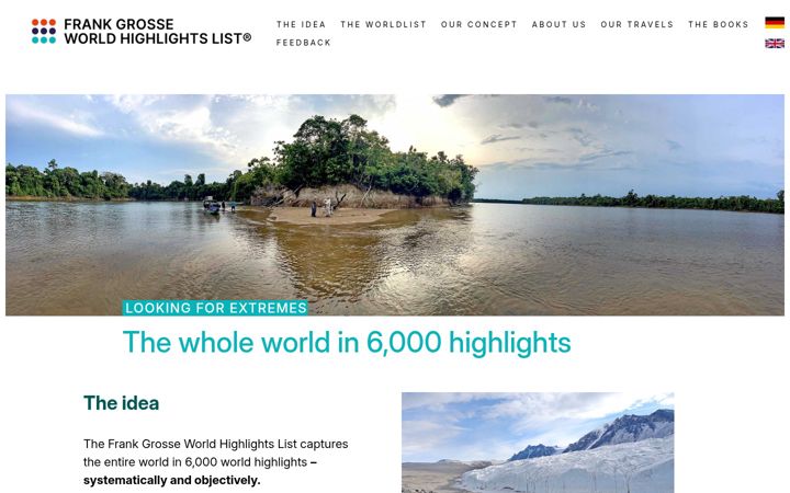 Screenshot of frankgrosseworldlist.com