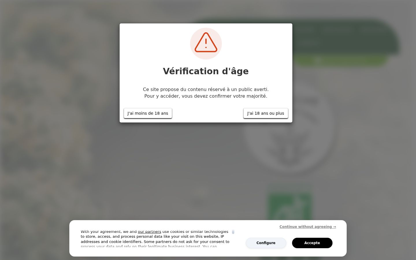 Screenshot tal-banner tal-kunsens muri qabel kwalunkwe interazzjoni
