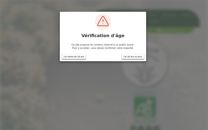 Screenshot of frankicorpcbd.fr
