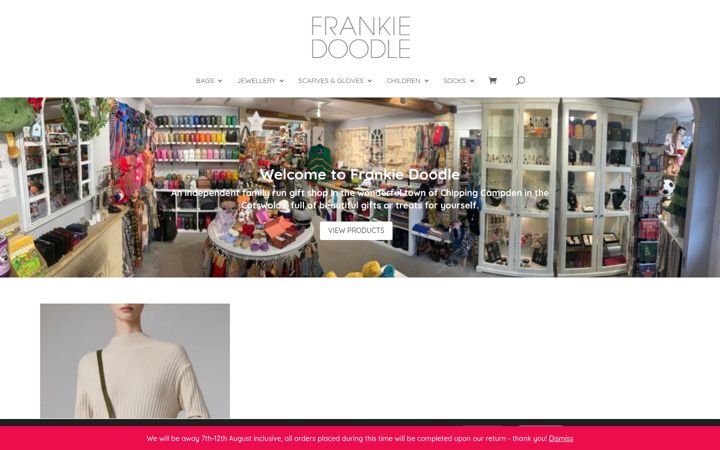 Képernyőkép: frankiedoodle.co.uk