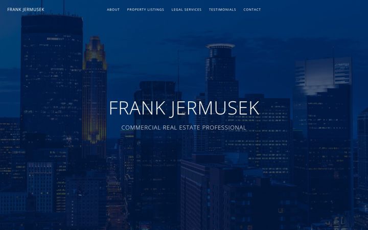 Screenshot of frankjermusek.net