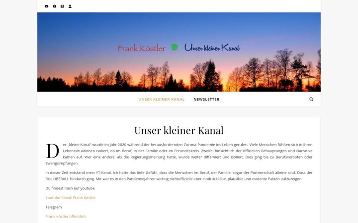 Screenshot of frankkoestler.net