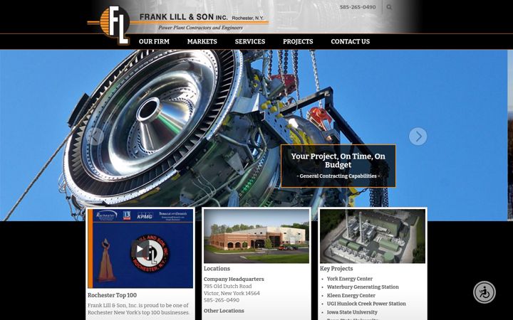 Screenshot of franklillandson.com