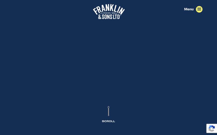 Screenshot of franklinandsons.co.uk