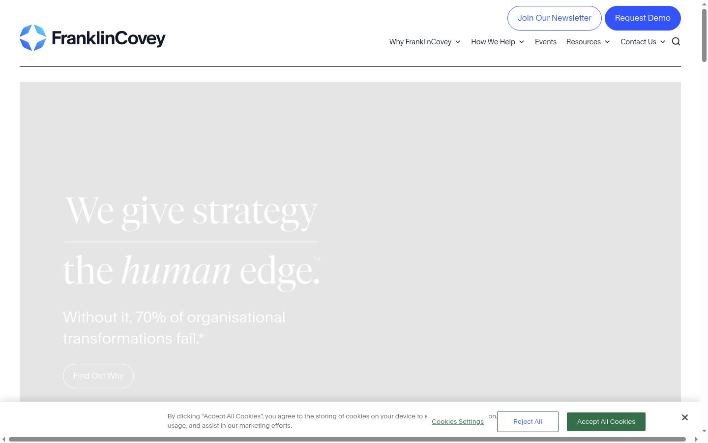 Snímek obrazovky baneru souhlasu zobrazeného před jakoukoli interakcí