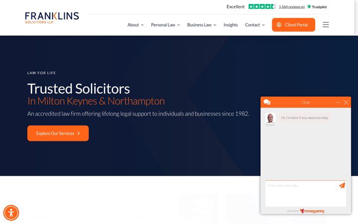 Képernyőkép: franklins-sols.co.uk