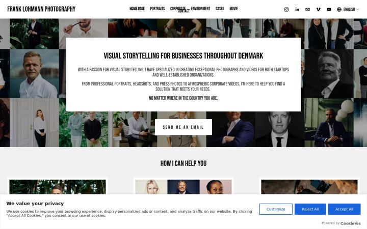 Screenshot of franklohmann.com