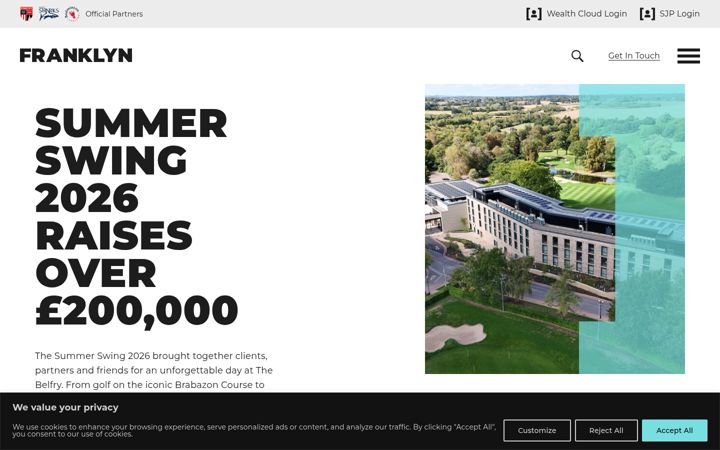 Screenshot of franklyn.co.uk