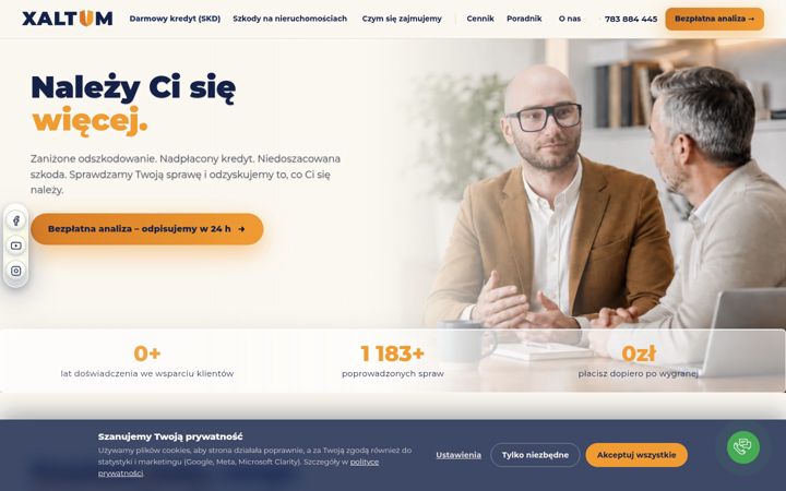 Screenshot of frankowekredyty.pl