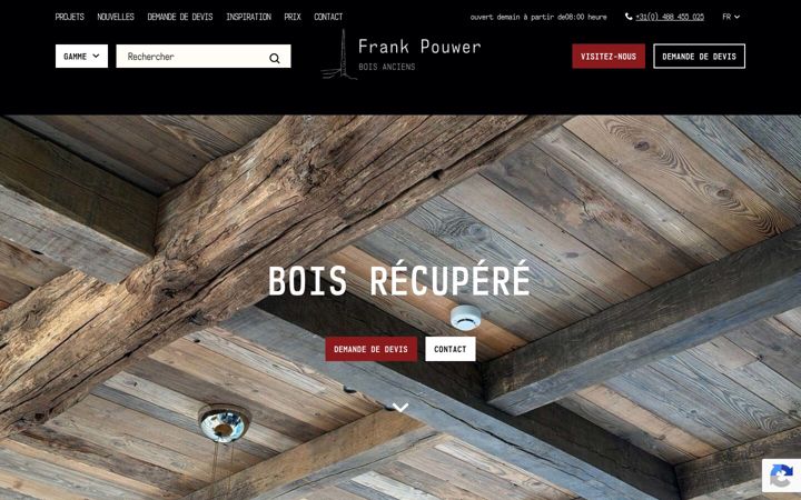 Screenshot ta' frankpouwer.fr