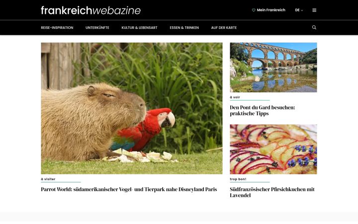 Ekrano kopija frankreich-webazine.de