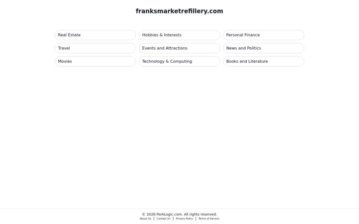 Screenshot of franksmarketrefillery.com