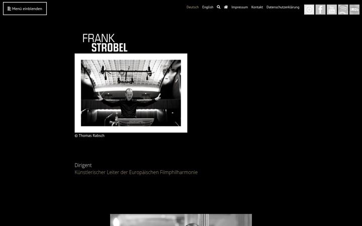 Screenshot of frankstrobel.de