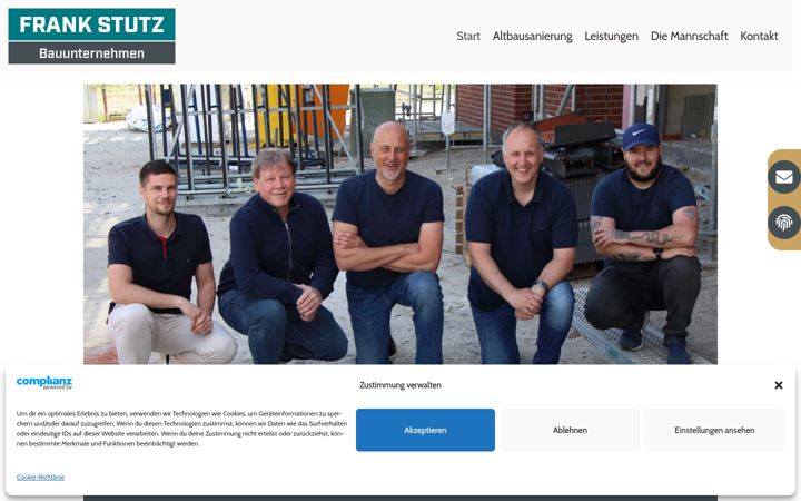 Ekrānuzņēmums no frankstutz-bau.de