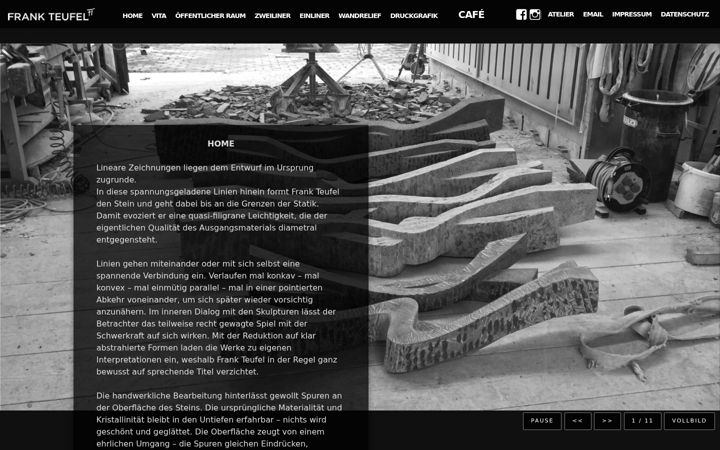 Screenshot of frankteufel.de