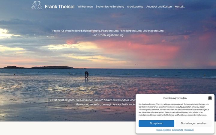 Screenshot of franktheisel.de