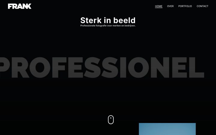 Screenshot of frankvanderburg.nl