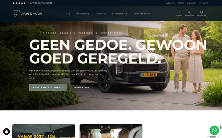 Screenshot of frankvaneman.nl