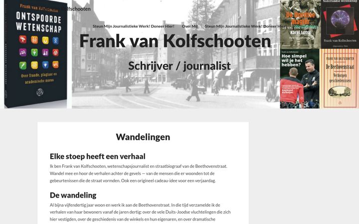 Screenshot of frankvankolfschooten.nl