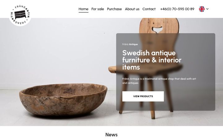 Screenshot of franoantik.com