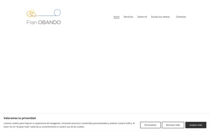 Screenshot of franobando.com