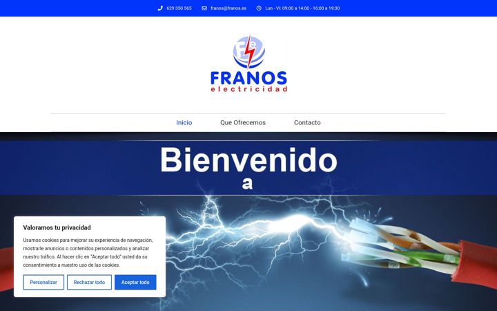 Skärmbild av franos.es