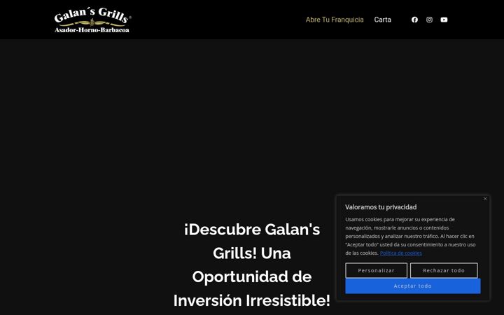 Screenshot of franquiciategalans.es