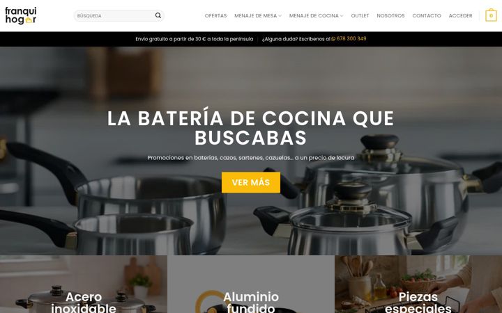 Screenshot of franquihogaronline.com