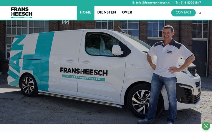 Screenshot of fransvanheesch.nl