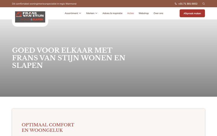 Screenshot of fransvanstijn.nl