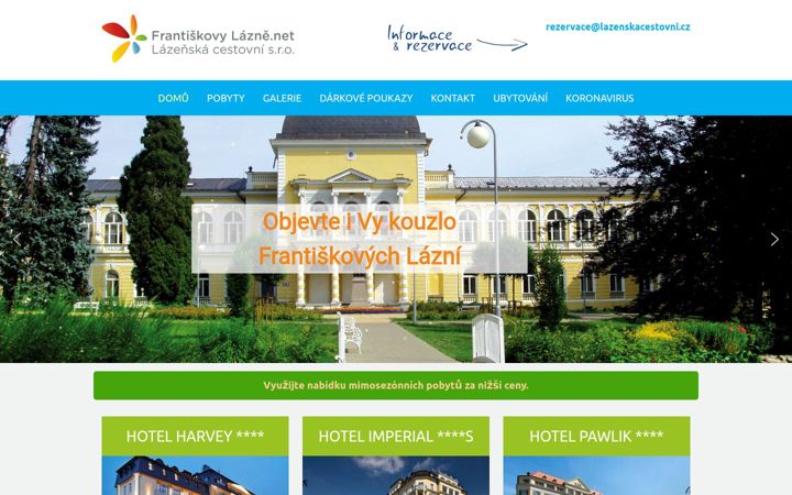 Captura de pantalla de frantiskovylazne.net